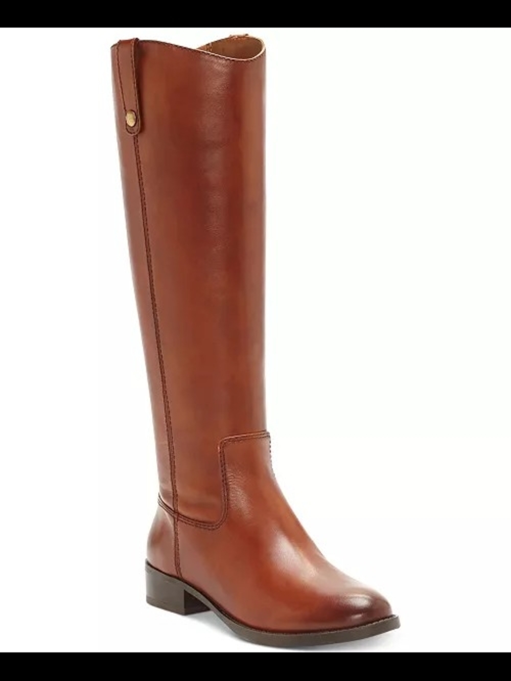 INC International Concepts Tall Over-The-Knee Riding Boot in Brown Leather 9m